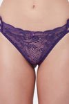 Secrets By Zerokaata Medium Rise Zero Coverage Thong (Pack of 3) - Multicolor — thumbnail 6