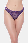 Secrets By Zerokaata Medium Rise Zero Coverage Thong (Pack of 3) - Multicolor — thumbnail 8