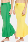 Secrets By ZeroKaata Cut and Sew Flared Saree Shapewear (Pack of 2) - Multicolor — thumbnail 1