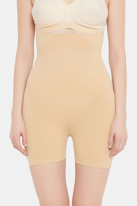 Secrets By ZeroKaata Seamless Highwaist Thigh Shaper (Pack of 2) - Multicolor — image 3
