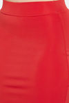 Secrets By ZeroKaata Seamless Short Length Skirt - Red — thumbnail 5