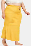 Secrets Cut & Sew Flared Saree Shapewear - Gold — thumbnail 3