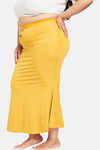 Secrets Cut & Sew Flared Saree Shapewear - Gold — thumbnail 4