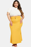 Secrets Cut & Sew Flared Saree Shapewear - Gold — thumbnail 5