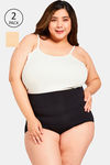 Secrets Cut & Sew High Waist shaper Panty (Pack of 2) - Multicolor — thumbnail 1