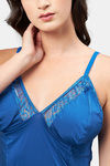 Secrets By ZeroKaata Nylon Babydoll With Thong - Blue — thumbnail 5