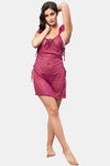 Secrets By ZeroKaata Nylon Babydoll With Thong (Pack of 2) - Assorted — thumbnail 11