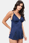 Secrets By ZeroKaata Nylon Babydoll With Thong (Pack of 2) - Assorted — thumbnail 7