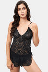 Secrets By ZeroKaata Nylon Babydoll With Thong (Pack of 2) - Assorted — thumbnail 2