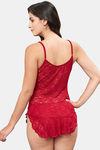 Secrets By ZeroKaata Nylon Babydoll With Thong (Pack of 2) - Assorted — thumbnail 5