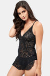 Secrets By ZeroKaata Nylon Babydoll With Thong (Pack of 2) - Assorted — thumbnail 6