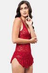 Secrets By ZeroKaata Nylon Babydoll With Thong (Pack of 2) - Assorted — thumbnail 7