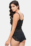 Secrets By ZeroKaata Nylon Babydoll With Thong (Pack of 2) - Assorted — thumbnail 4