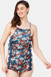 Secrets By ZeroKaata Poly Satin Babydoll With Thong - Multicolor — thumbnail 1