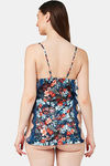Secrets By ZeroKaata Poly Satin Babydoll With Thong - Multicolor — thumbnail 2