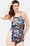 Secrets By ZeroKaata Poly Satin Babydoll With Thong - Multicolor — thumbnail 4