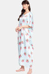 Secrets Rayon Slip On Cover-Up - Blue — thumbnail 3
