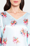 Secrets Rayon Slip On Cover-Up - Blue — thumbnail 5