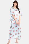 Secrets Rayon Slip On Cover-Up - Blue — thumbnail 6