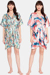 Secrets By ZeroKaata Kaftan Cover Up (Pack of 2)- Multicolor — thumbnail 1