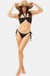 Secrets By ZeroKaata Solid Ribbed Bikini Set - Black — thumbnail 8