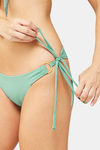 Secrets By ZeroKaata Solid Ribbed Bikini Set - Green — thumbnail 6