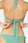 Secrets By ZeroKaata Solid Ribbed Bikini Set - Green — thumbnail 7
