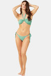 Secrets By ZeroKaata Solid Ribbed Bikini Set - Green — thumbnail 8