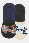 Secrets By ZeroKaata Cotton Ankle Shoe Liner (Pack of 2) - Assorted — thumbnail 1