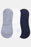 Secrets By ZeroKaata Cotton Ankle Shoe Liner (Pack of 3) - Assorted — thumbnail 2