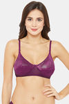 N-Gal Non Padded Non Wired Medium + Coverage Super Support Bra - Purple — thumbnail 1