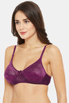 N-Gal Non Padded Non Wired Medium + Coverage Super Support Bra - Purple — thumbnail 2