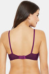 N-Gal Non Padded Non Wired Medium + Coverage Super Support Bra - Purple — thumbnail 3