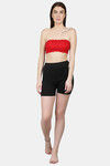N-Gal Padded Non Wired Full Coverage Strapless Bra - Red — thumbnail 4
