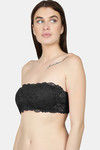 N-Gal Padded Non-Wired Full Coverage Strapless Bra - Black — thumbnail 2