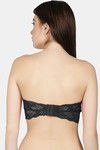 N-Gal Padded Non-Wired Full Coverage Strapless Bra - Black — thumbnail 3