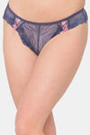N-Gal Medium Rise Three-Fourth Coverage Bikini Panty - Blue — thumbnail 2
