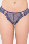 N-Gal Medium Rise Three-Fourth Coverage Bikini Panty - Blue — thumbnail 4
