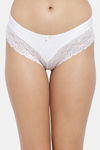 N-Gal Medium Rise Full Coverage Hipster Panty - White — thumbnail 1