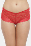 N-Gal Medium Rise Full Coverage Boyshort - Red — thumbnail 1