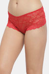 N-Gal Medium Rise Full Coverage Boyshort - Red — thumbnail 2