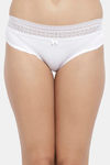 N-Gal Medium Rise Full Coverage Hipster Panty - White — thumbnail 1
