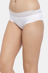 N-Gal Medium Rise Full Coverage Hipster Panty - White — thumbnail 2
