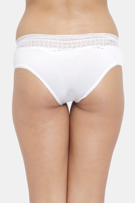 N-Gal Medium Rise Full Coverage Hipster Panty - White — image 3