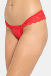N-Gal Low Rise Half Coverage Thong - Red — thumbnail 2