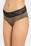 N-Gal Medium Rise Full Coverage Hipster Panty - Brown — thumbnail 2