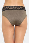 N-Gal Medium Rise Full Coverage Hipster Panty - Brown — thumbnail 3