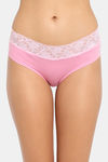 N-Gal Medium Rise Full Coverage Hipster Panty - Pink — thumbnail 1
