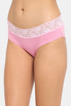N-Gal Medium Rise Full Coverage Hipster Panty - Pink — thumbnail 2