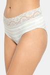 N-Gal Medium Rise Full Coverage Hipster Panty - White — thumbnail 2